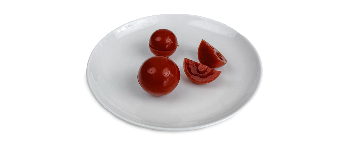 Shape It Tomato pureed for dysphagia diet.