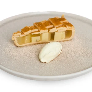 Shape It Apple Pie and Clotted Cream to IDDSI Level 4 Pureed.