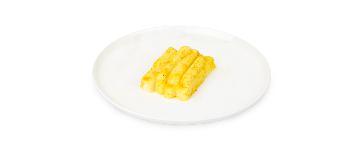 Shape It Hot Chips pureed for dysphagia diet.
